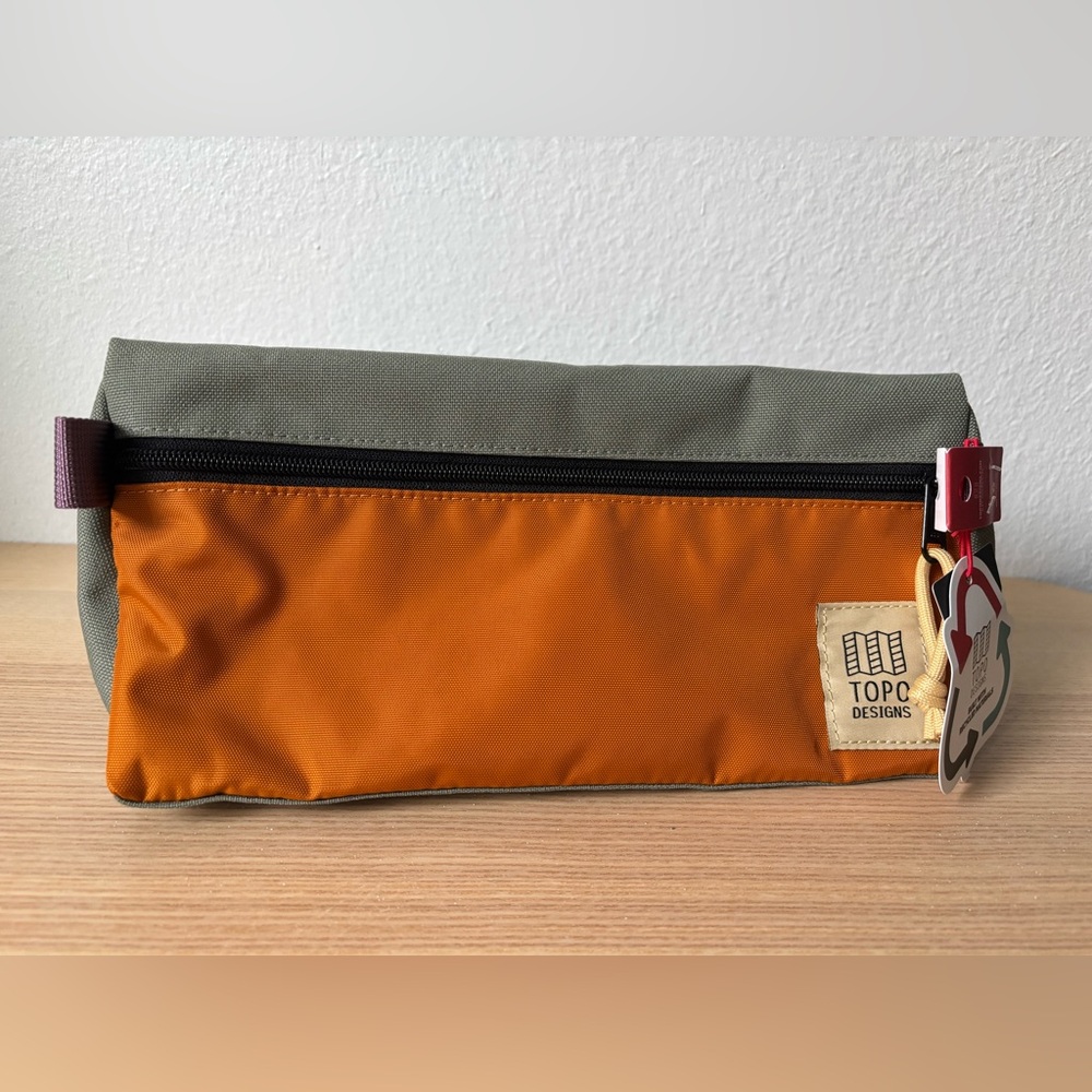 NWT Topo Designs Dopp Kit in Orange, Green, and Purple